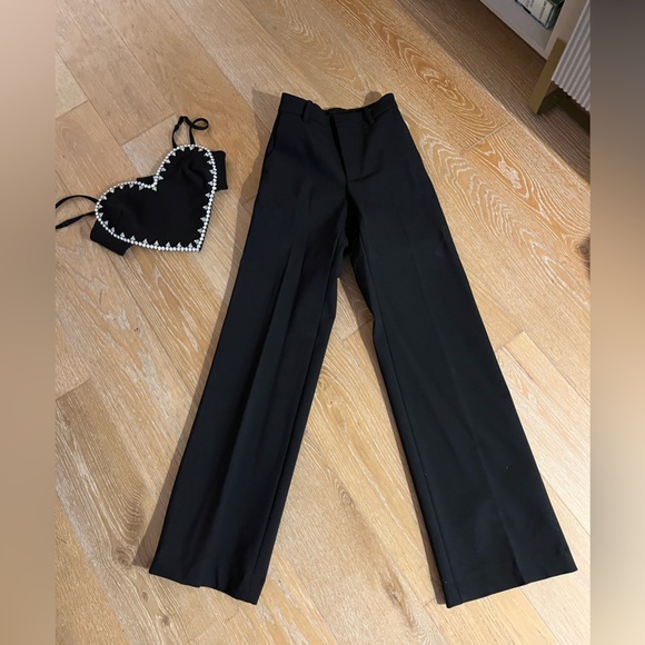 Area Pant & Top Crystal and Wool Set Size: 0 - Picture 3 of 3